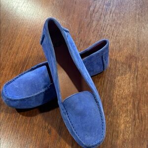 UGG Blue Suede Loafers
